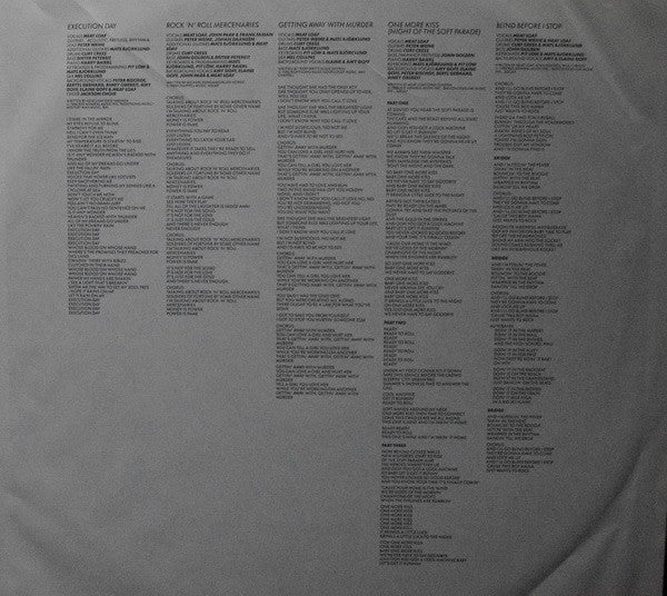 Meat Loaf - Blind Before I Stop - LP