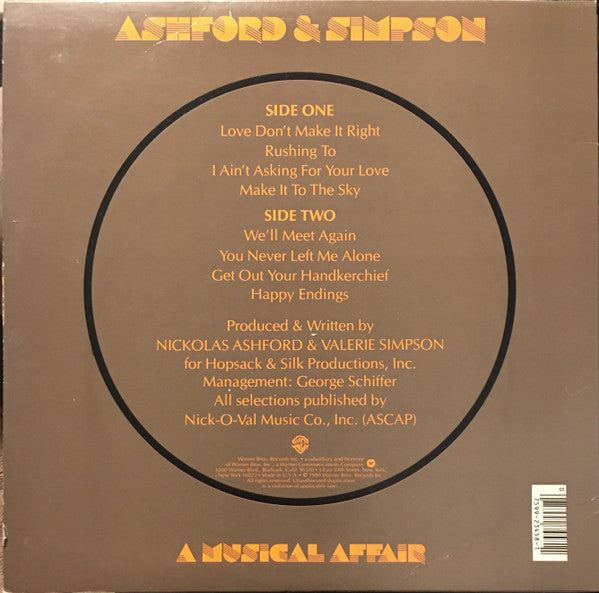 Ashford & Simpson - A Musical Affair - LP
