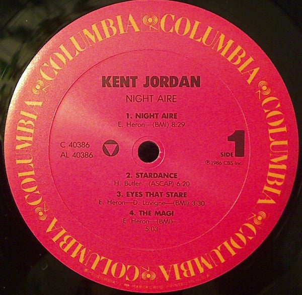 Kent Jordan - Night Aire - LP