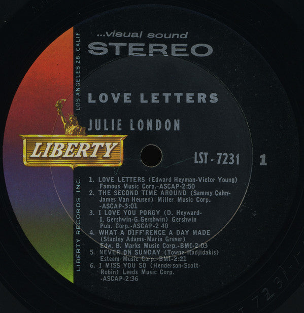 Julie London - Love Letters - LP