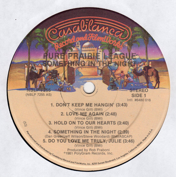 Pure Prairie League - Something In The Night - LP