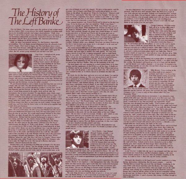 The Left Banke - The History Of The Left Banke - LP