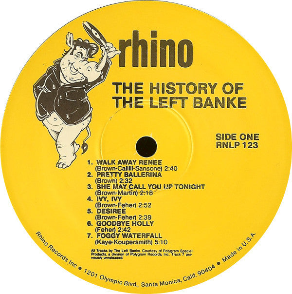 The Left Banke - The History Of The Left Banke - LP