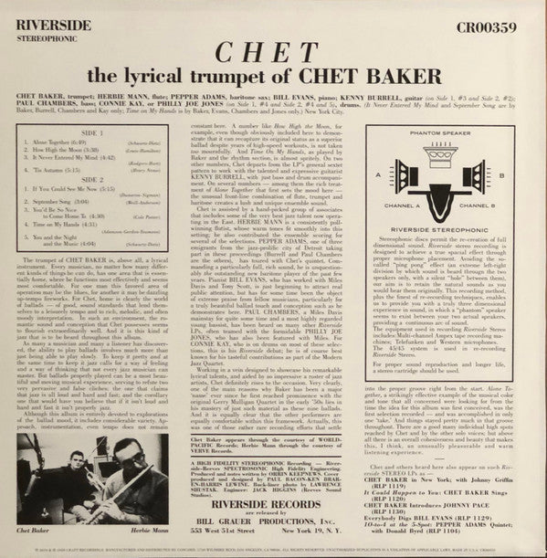 Chet Baker - Chet - LP