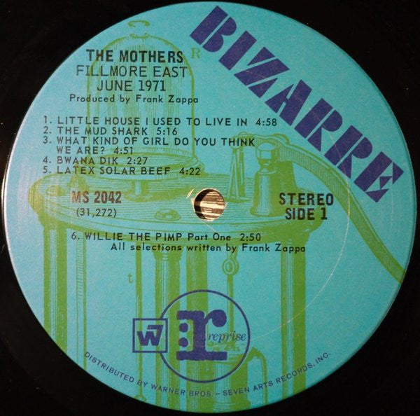 The Mothers - Fillmore East - June 1971 - LP