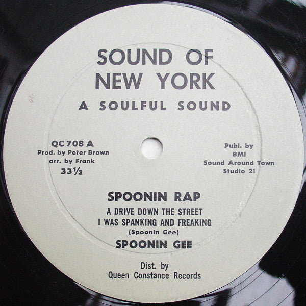 Spoonin Gee* - Spoonin Rap - LP