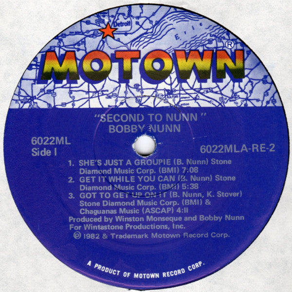 Bobby Nunn - Second To Nunn - LP