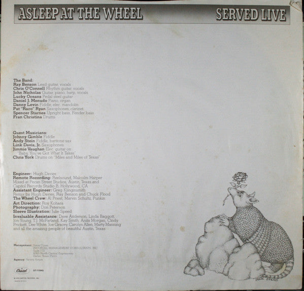 Asleep At The Wheel - Served Live - LP