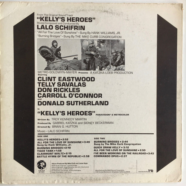 Lalo Schifrin - Kelly's Heroes - Music From The Original Sound Track - LP