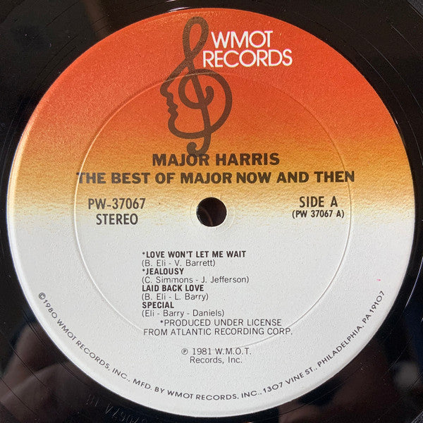 Major Harris - The Best Of Major Now And Then - LP