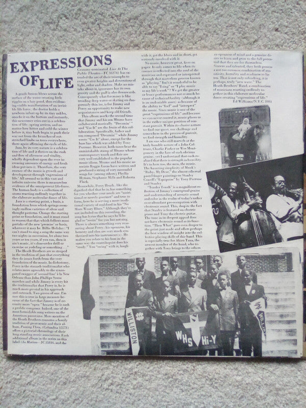 Heath Brothers* - Expressions Of Life - LP