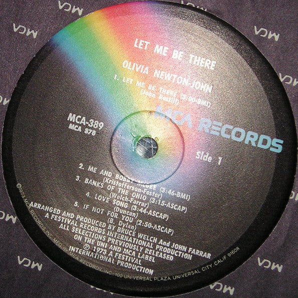 Olivia Newton-John - Let Me Be There - LP