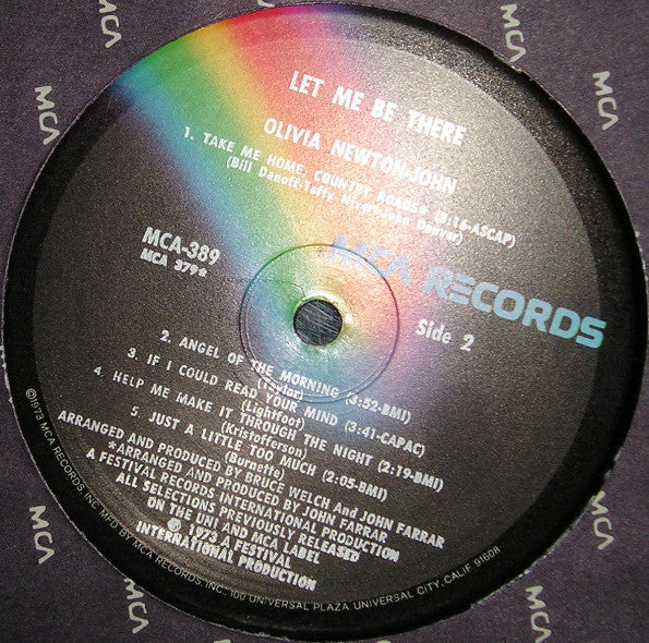 Olivia Newton-John - Let Me Be There - LP