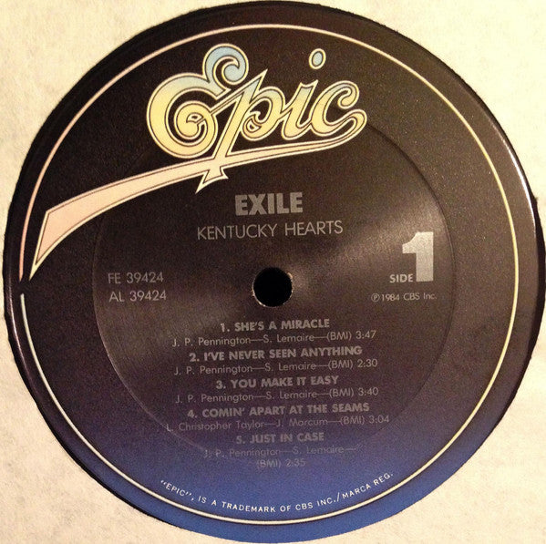 Exile (7) - Kentucky Hearts - LP