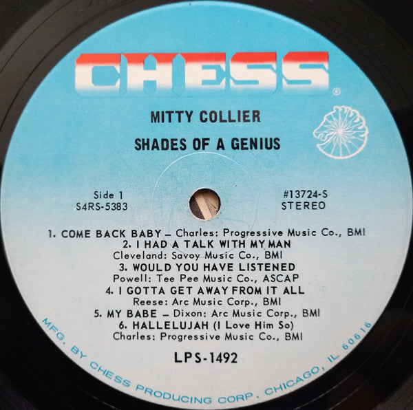 Mitty Collier - Shades Of A Genius - LP