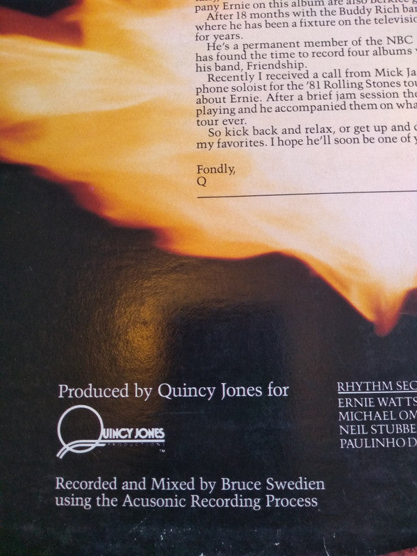 Ernie Watts - Chariots Of Fire - LP