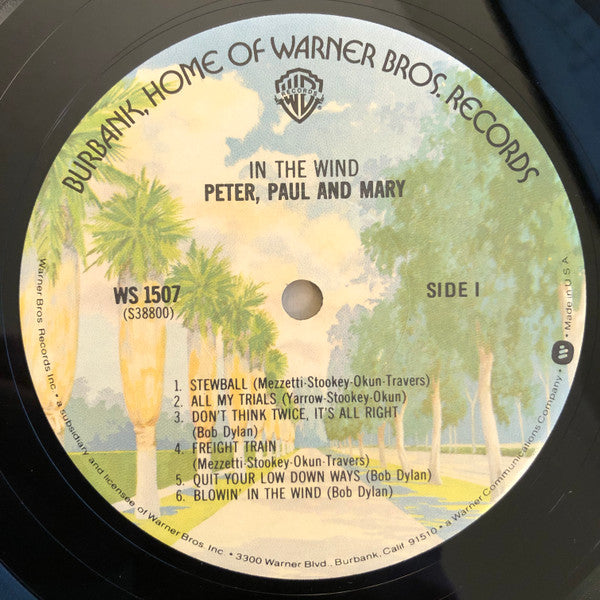 Peter, Paul And Mary* - In The Wind - LP