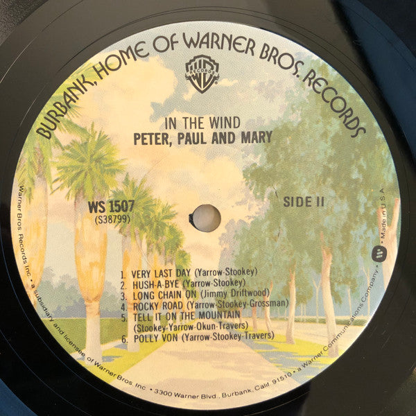 Peter, Paul And Mary* - In The Wind - LP