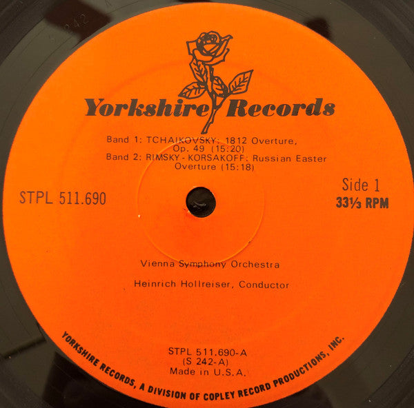 Tchaikovsky*, Borodine*, Moussorgsky*, Rimsky-Korsakov*, H. Hollreiser*, Wiener Symphoniker - Chor Der Weiner Staatsoper* - Tchaikovsky ∙ Borodine ∙ Moussorgsky ∙ Rimsky-Korsakov - LP