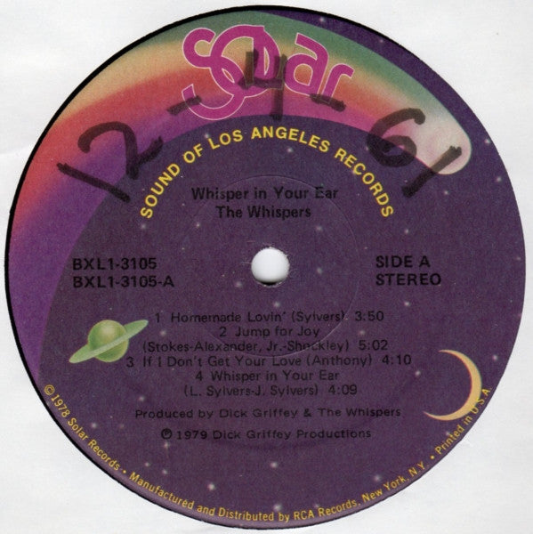 The Whispers - Whisper In Your Ear - LP