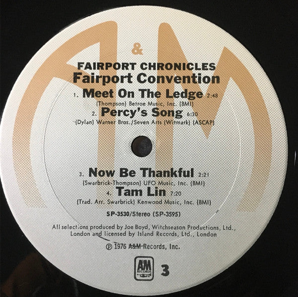 Fairport Convention - Fairport Chronicles - LP