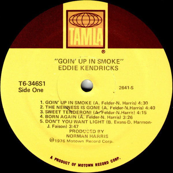 Eddie Kendricks - Goin' Up In Smoke - LP