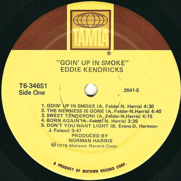 Eddie Kendricks - Goin' Up In Smoke - LP
