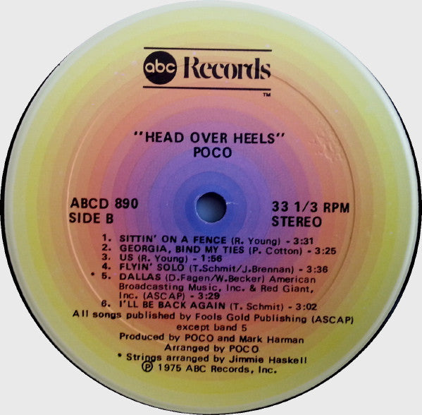 Poco (3) - Head Over Heels - LP