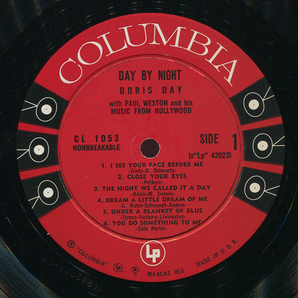 Doris Day With Paul Weston And His Music From Hollywood - Day By Night - LP