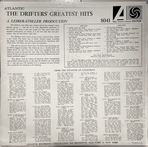 The Drifters - The Drifters' Greatest Hits - LP
