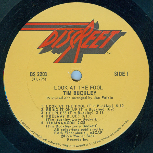Tim Buckley - Look At The Fool - LP