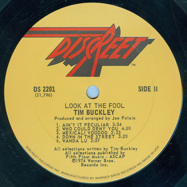 Tim Buckley - Look At The Fool - LP