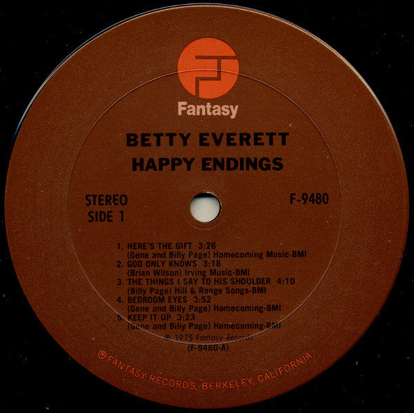 Betty Everett - Happy Endings - LP