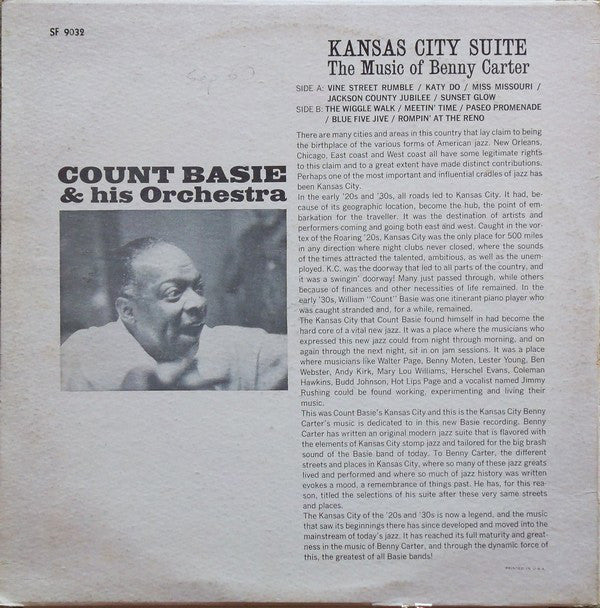 Count Basie & His Orchestra* - Kansas City Suite - LP