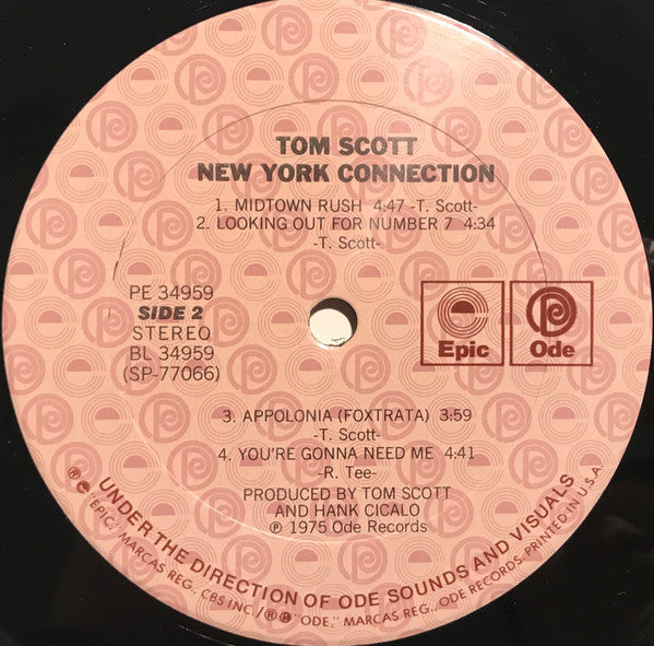Tom Scott - New York Connection - LP