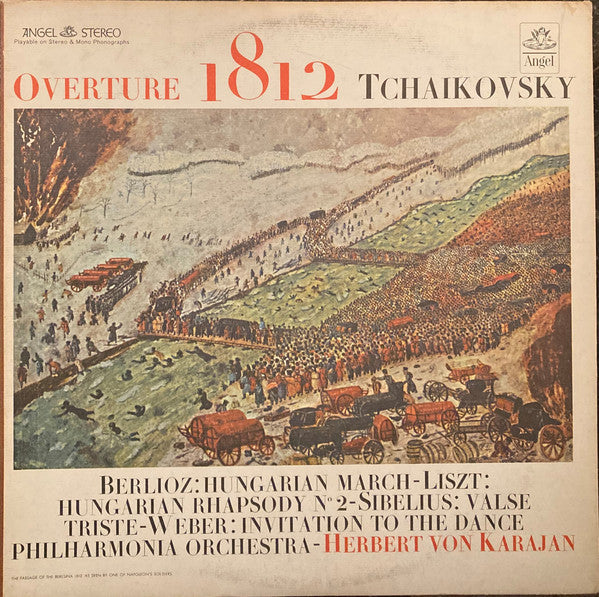 Herbert von Karajan, Philharmonia Orchestra - Overture 1812 - LP