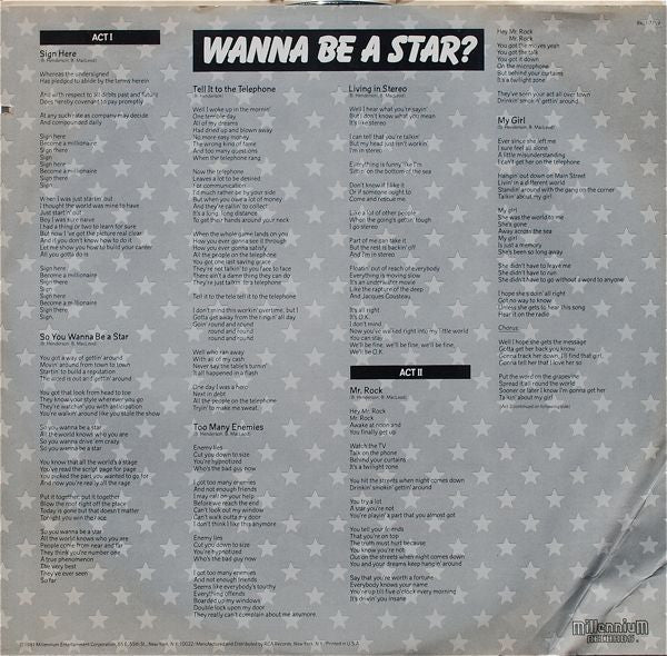 Chilliwack - Wanna Be A Star - LP