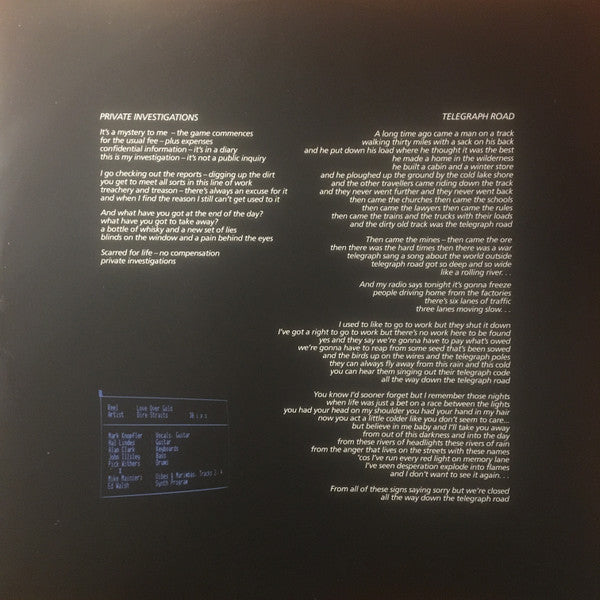 Dire Straits - Love Over Gold - LP