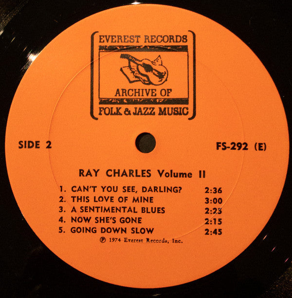 Ray Charles - Ray Charles Volume II - LP