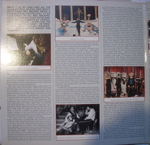 John Morris - High Anxiety - Original Soundtrack / Mel Brooks' Greatest Hits Featuring The Fabulous Film Scores Of John Morris - LP