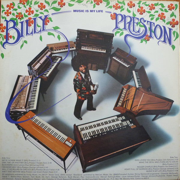 Billy Preston - Music Is My Life - LP