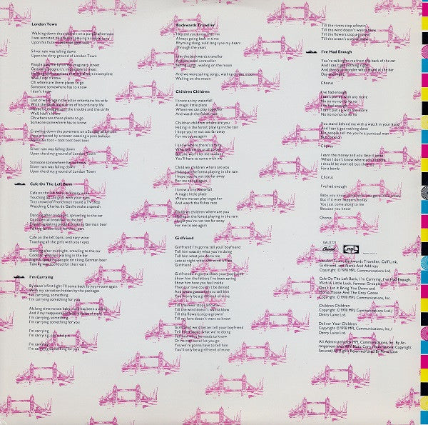 Wings (2) - London Town - LP
