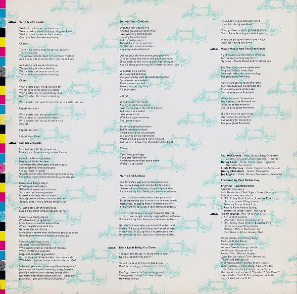Wings (2) - London Town - LP