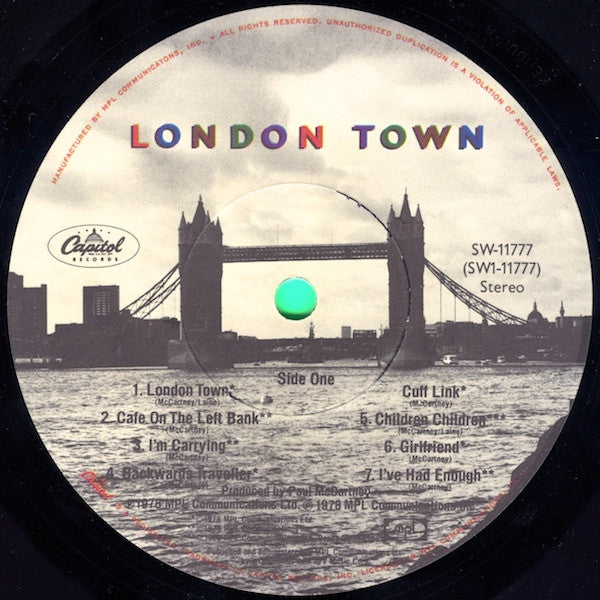 Wings  - London Town - LP