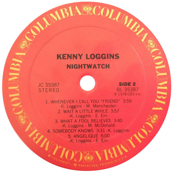 Kenny Loggins - Nightwatch - LP