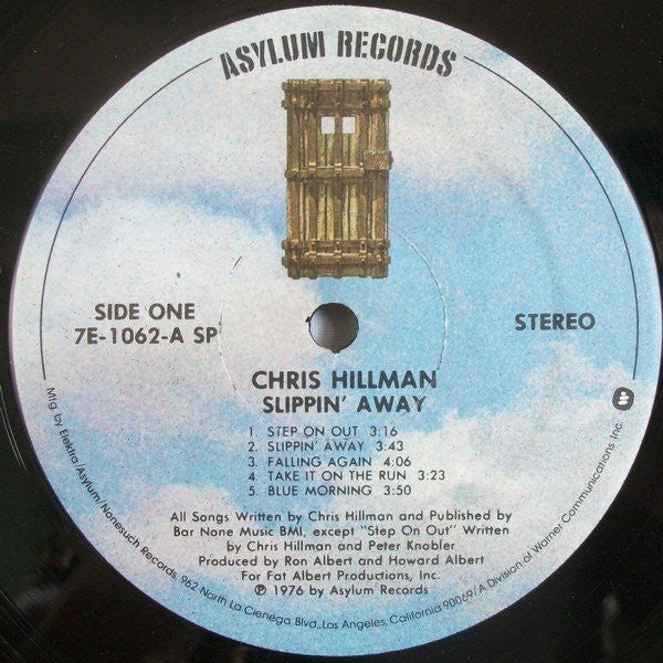 Chris Hillman - Slippin' Away - LP