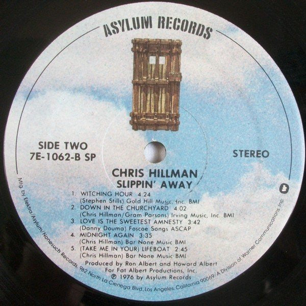 Chris Hillman - Slippin' Away - LP