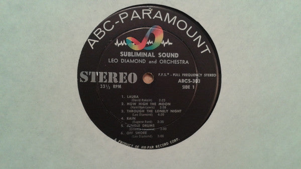 Leo Diamond And His Orchestra - Subliminal Sounds - LP