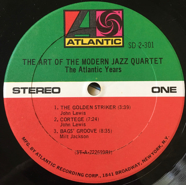 The Modern Jazz Quartet - The Art Of The Modern Jazz Quartet - The Atlantic Years - LP