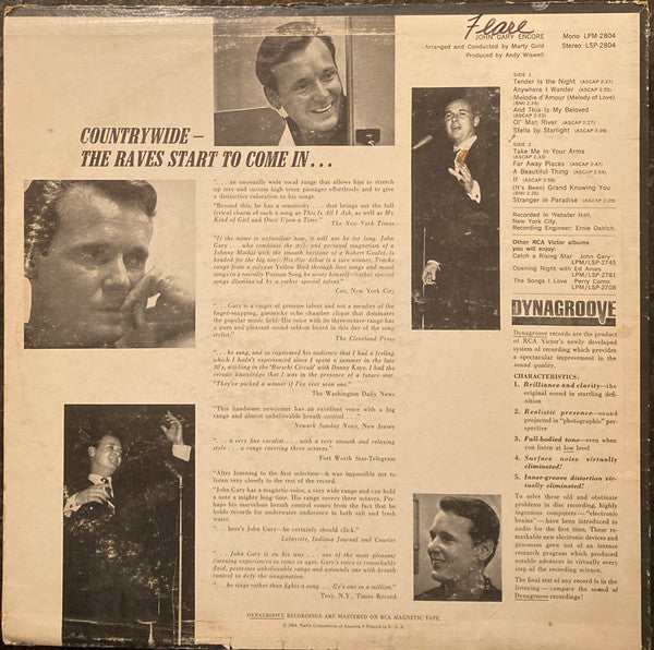John Gary - Encore - LP